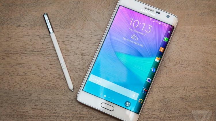 Why curved hem Galaxy Note Edge: version of the Samsung