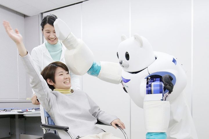 ROBEAR: new Japanese robot bear for the care of the elderly