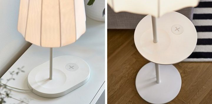 IKEA will integrate wireless charging into the new lamps and tables