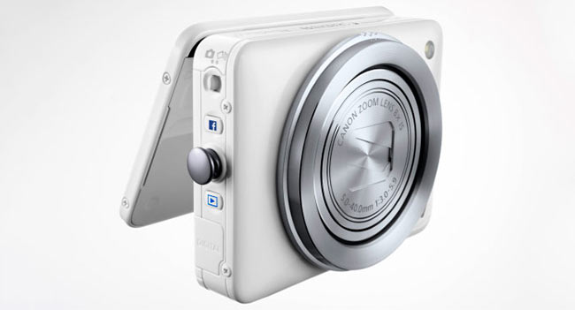Canon PowerShot N released a camera with Facebook button