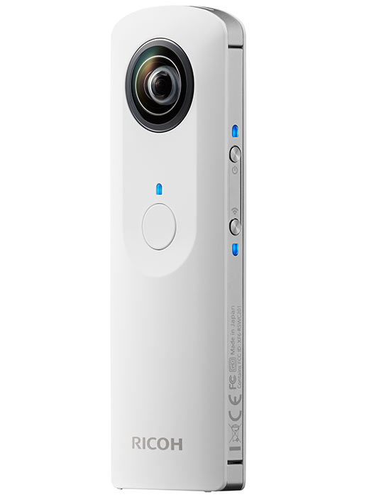 Ricoh has developed a 360-degree consumer camera Theta