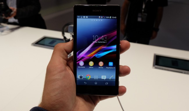 First look at the smartphone Sony Xperia Z1