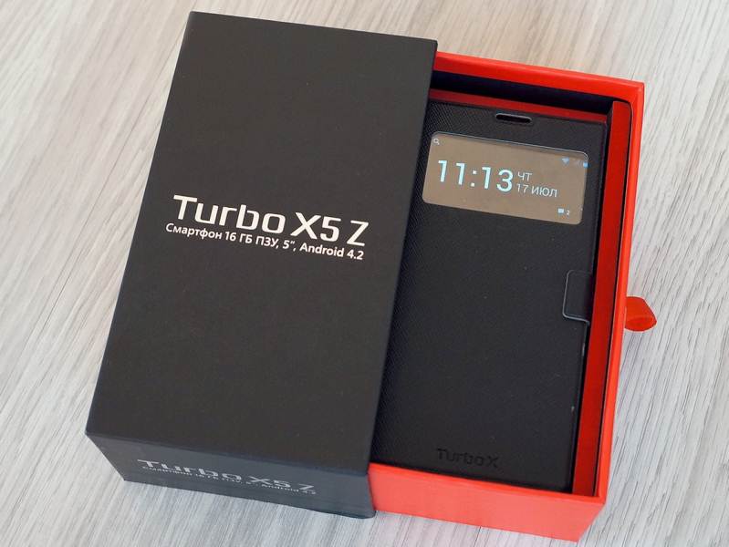 Review smartphone of the Turbo X5 Z