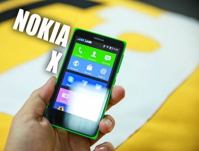 Review of the smartphone Nokia X