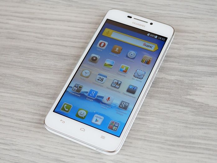 Review of Huawei Ascend G630: budget, but with Qualcomm