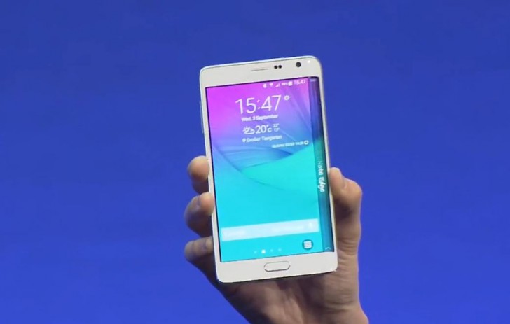Samsung Galaxy Note Edge - experiments with TV continues