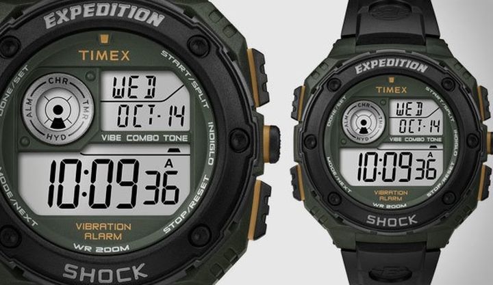 New durable and waterproof watch from Timex Expedition Shock