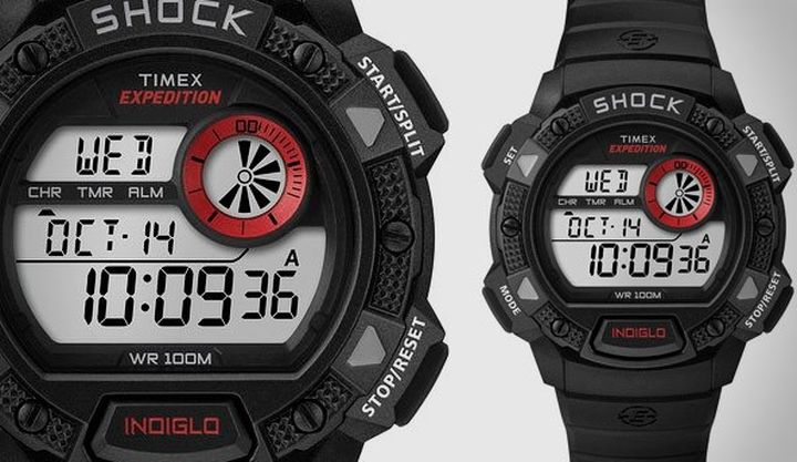 New durable and waterproof watch from Timex Expedition Shock