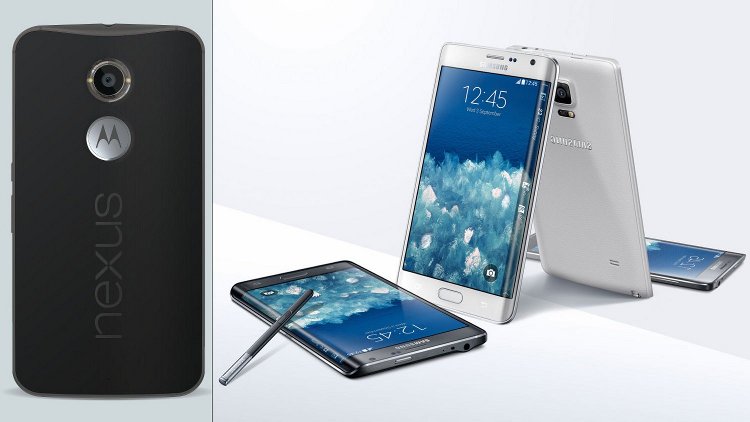 Nexus 6 and Galaxy Note Edge. “Spades” or elegant Soup future?