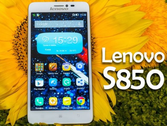 Lenovo S850 - selfie-smartphone