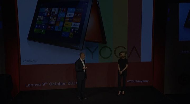 Presentation of Lenovo in London - six new Yoga-devices
