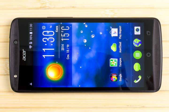 Review of the smartphone Acer Liquid E700