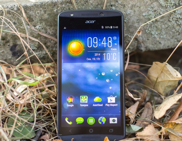 Review of the smartphone Acer Liquid E700