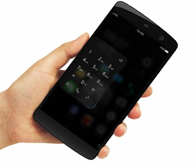 Manta X7: the first smartphone without a physical key