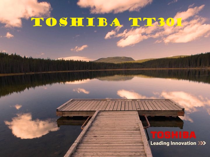 Toshiba TT301 introduced a tablet with a screen diagonal of 24 inches