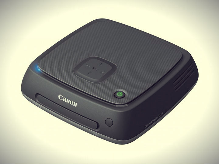 CES 2015. The announcement of Canon Connect Station CS100 - Docking Station for amateurs