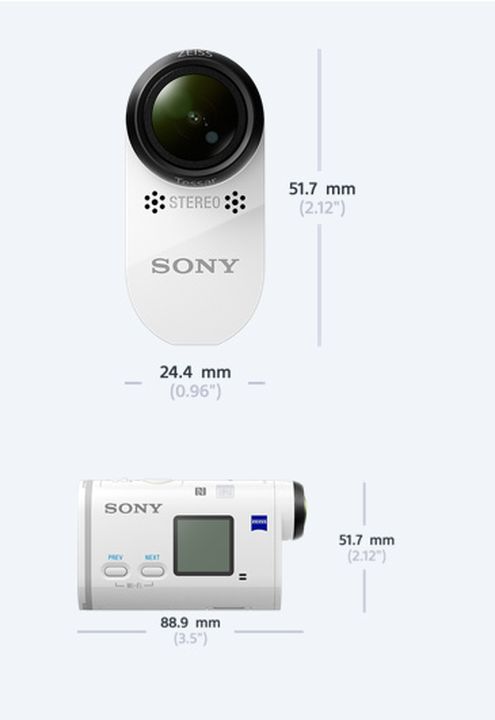 CES 2015. The announcement of Sony FDR-X1000V and HDR-AS200V