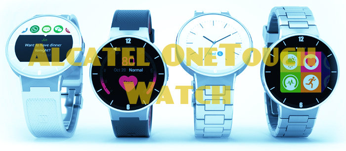 CES 2015. Round smart watches Alcatel OneTouch Watch