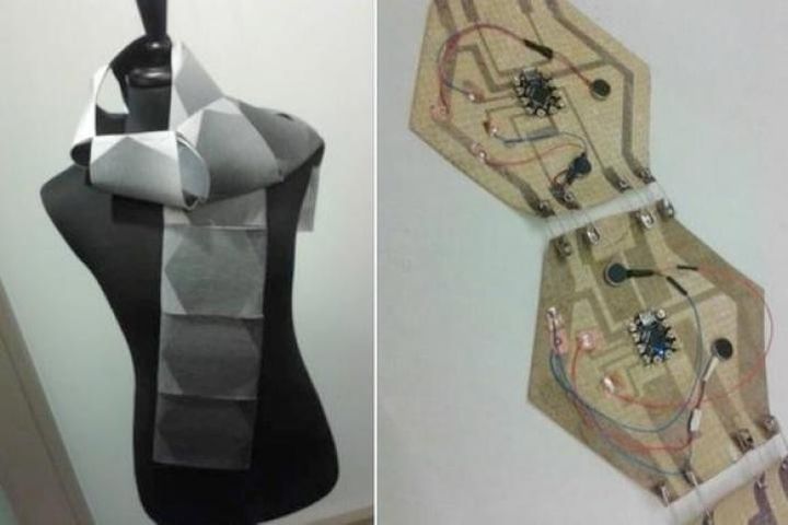Microsoft showed new and modern unusual scarf