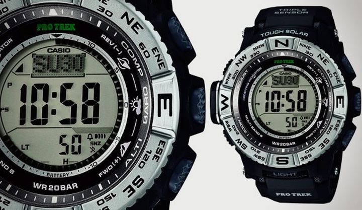 New model of travel watch Casio Pro Trek PRW-3500