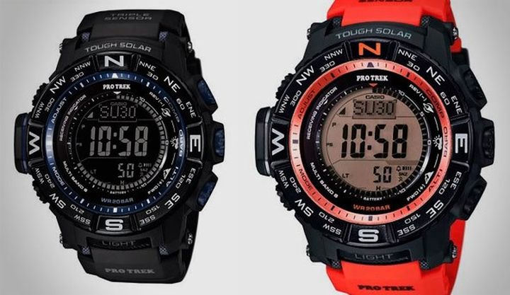 New model of travel watch Casio Pro Trek PRW-3500