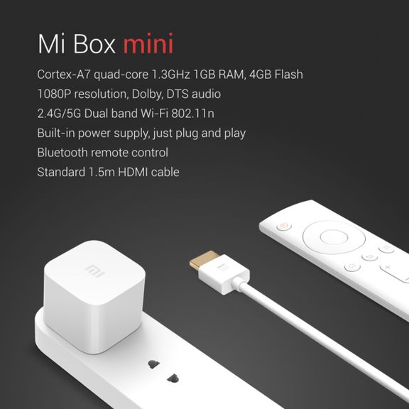 Xiaomi Mi Box Mini - a compact set-top box for $ 30