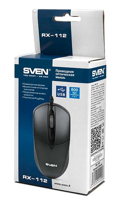 Bargain - New Wired Mouse Sven RX-112 USB
