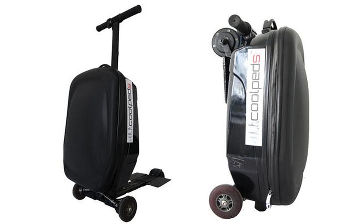New Briefcase Electric Scooter will not be late for the flight