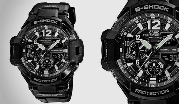 Casio G-Shock GA-1100 - new and modern lines resistant watches from gravity master