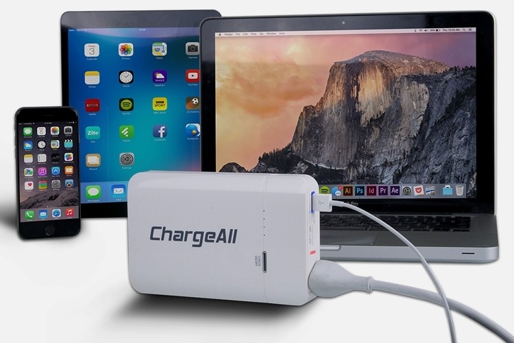 ChargeAll: new portable battery with sockets for laptops