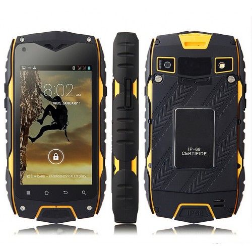 Inexpensive smartphone protected Tengda Z6 with IP68, 3G, and GPS