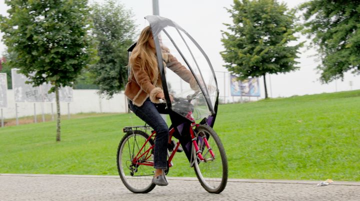 LeafxPro: new umbrella bicycle