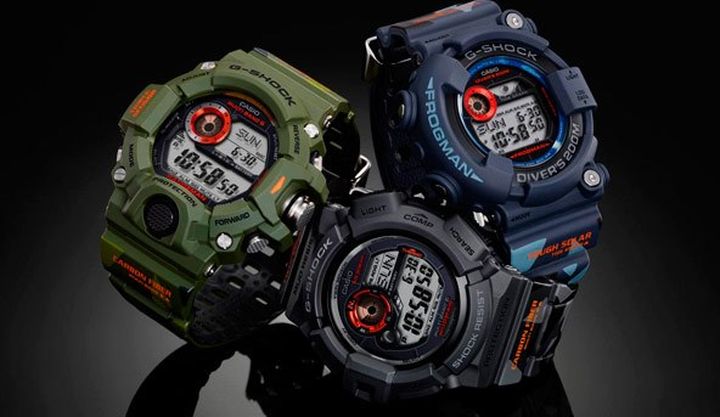 Men in Camo - new and modern series wrist watches CASIO G-Shock