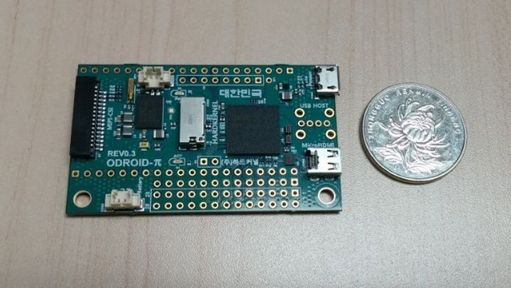 Odroid-W: 30-dollar "clone" Raspberry Pi