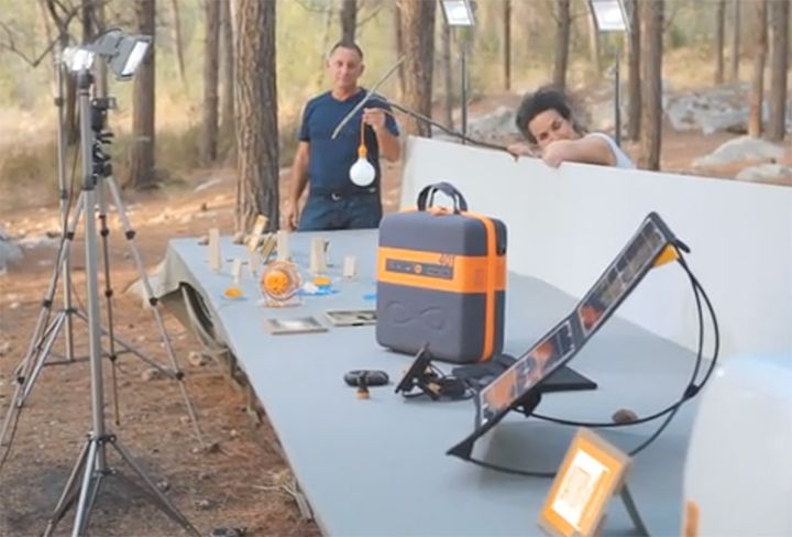 Powerful new solar generator - battery KaliPAK for expeditions and Emergencies