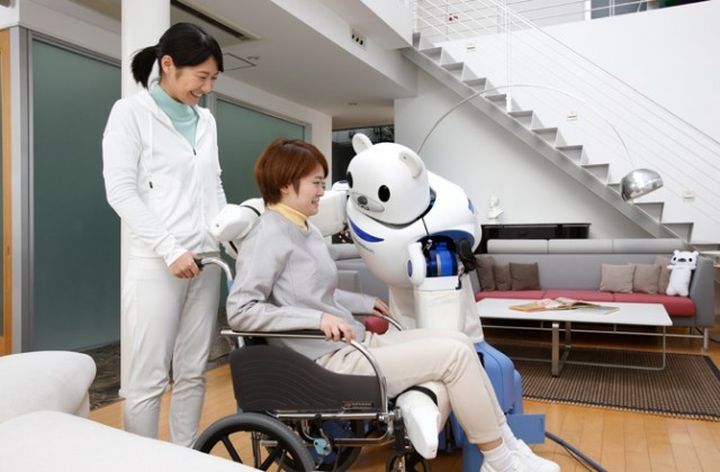 ROBEAR: new Japanese robot bear for the care of the elderly