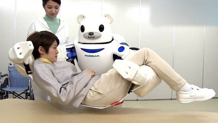 ROBEAR: new Japanese robot bear for the care of the elderly