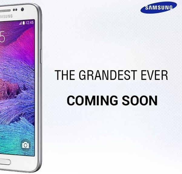 Samsung released a "teaser" new Galaxy Grand 3