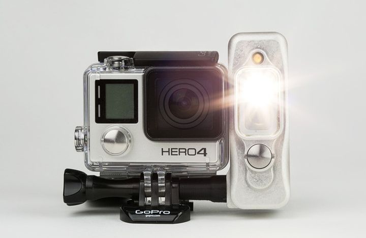 So it's new Sidekick equips LED Camera GoPro