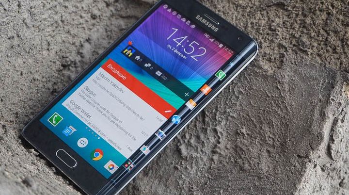 Well, let's go operating experience Samsung Galaxy Note EDGE