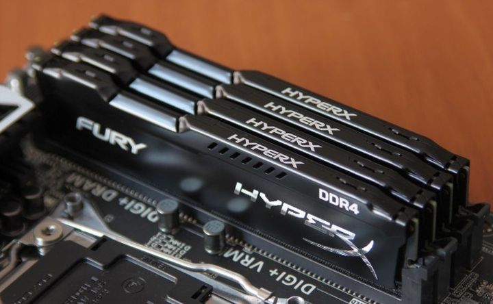 32 GB high-speed memory DDR4: review HyperX FURY HX424C15FBK4 / 32