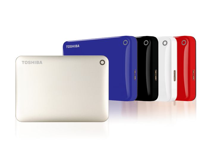 Toshiba is new portable drives CANVIO increased capacity