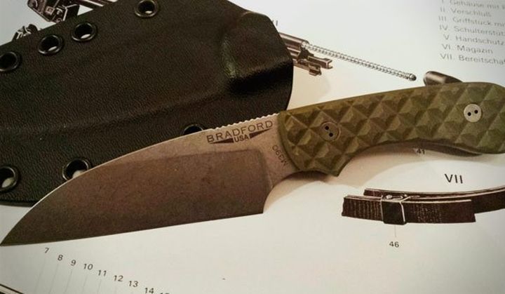 Guardian3 Wharncliffe - new and modern knife from Bradford Knives
