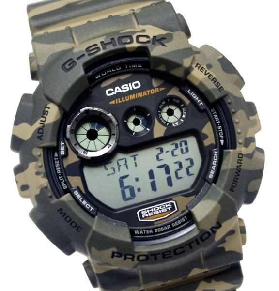 New anti-shock watches G-Shock Men In Camo