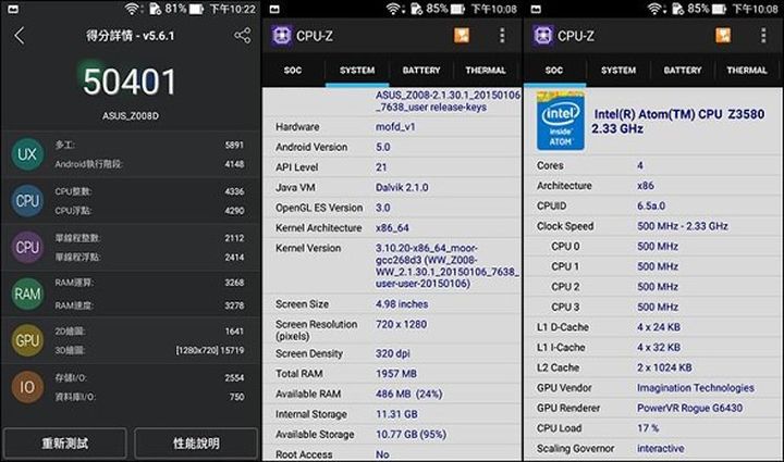 ASUS Zenfone 2 sets new records in AnTuTu