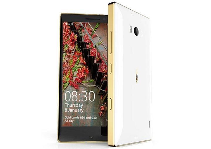 Began selling smartphones new Lumia 830 Gold and Lumia 930 Gold