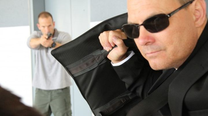 Bulletproof laptop case can stop a bullet 44 caliber