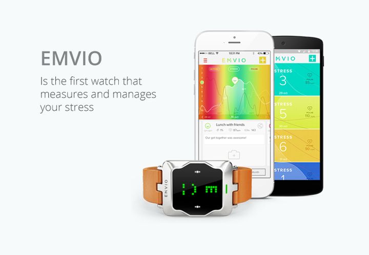 Emvio - «smart» Watch defining stress