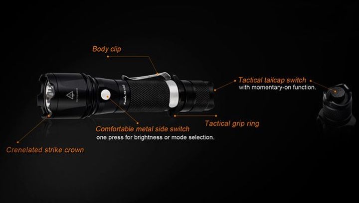 Fenix TK15C - new and modern Torches with three LEDs