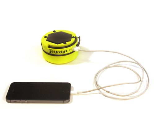 Folding USB flashlight and charger HybridLight